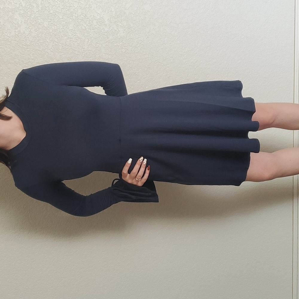 Forever 21 Navy Long Sleeve T Shirt Dress Size S